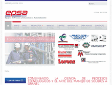 Tablet Screenshot of epsa.mx